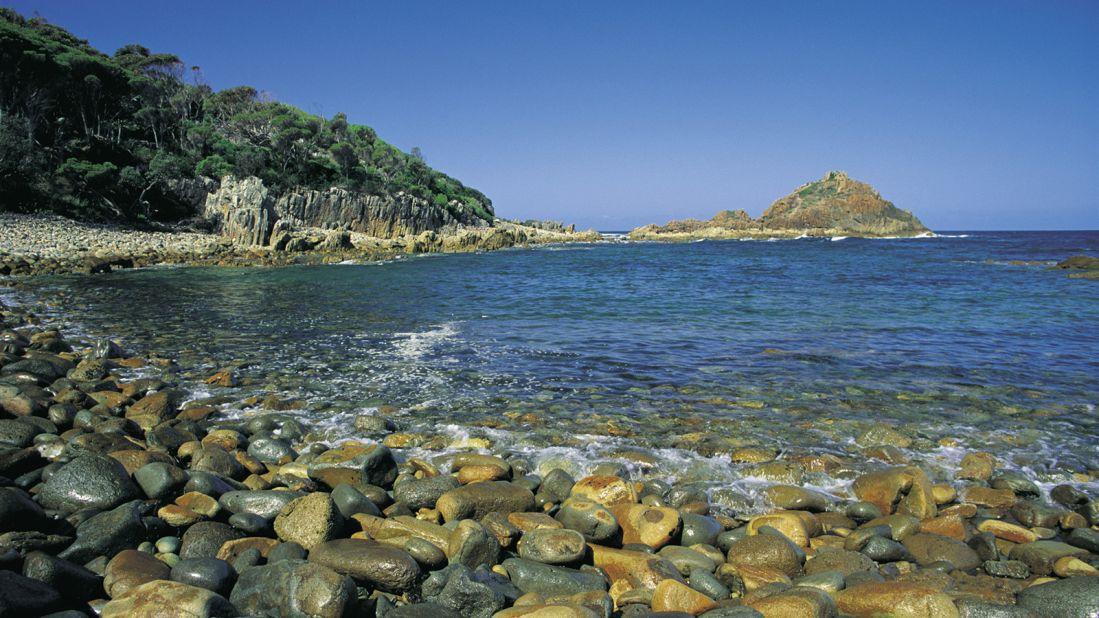 <strong>Mimosa Rocks National Park: </strong>Named after a collection of granite boulders encrusted by lichen, Mimosa Rocks National Park enshrines one of the most beautiful parts of the NSW South Coast. 
